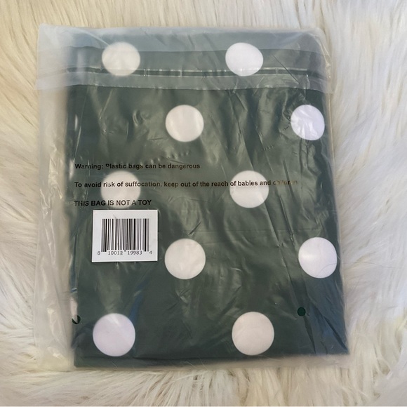 Kate Spade Green & White Polka Dot Canvas Tote Bag - Brand New in Package - Picture 5 of 5